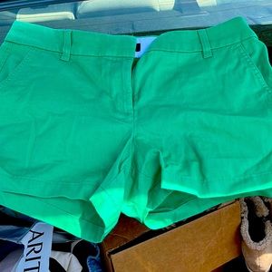 Geeen shorts j crew never worn